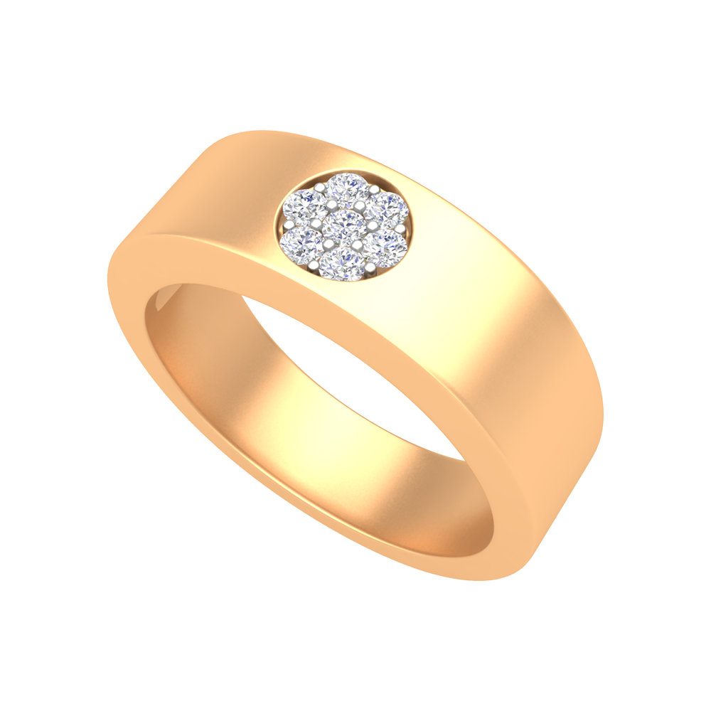 Ecstacy Single Stone Ring - Nine