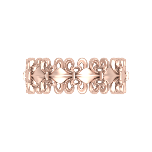 Edgy Heart Cluster Ring - Two