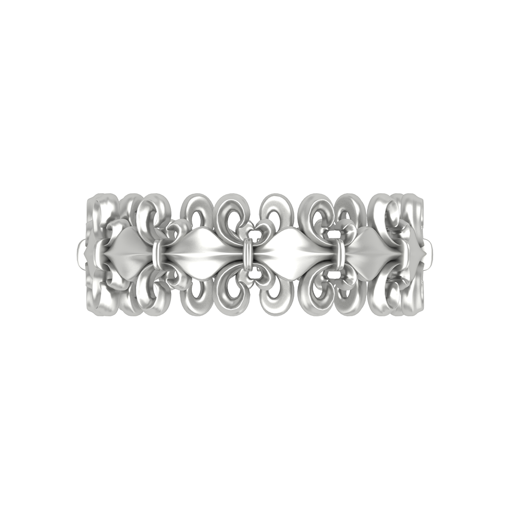 Edgy Heart Cluster Ring - Six