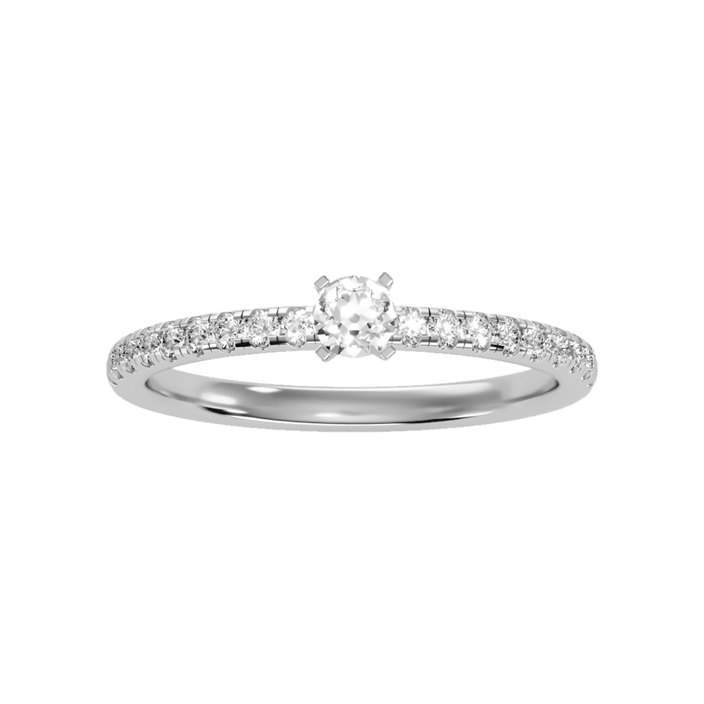 Edition Solitaire Ring In 925 Sterling Silver - Three