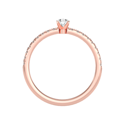 Edition Solitaire Ring In 925 Sterling Silver - Five