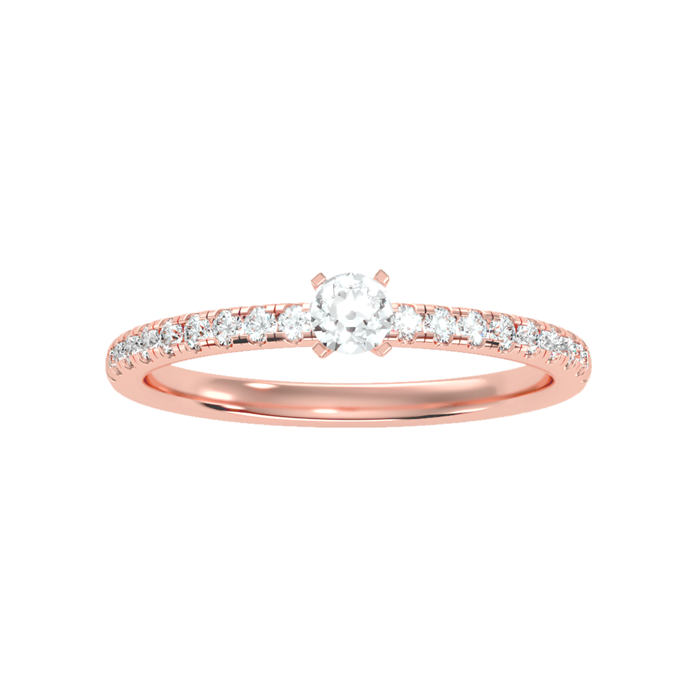 Edition Solitaire Ring In 925 Sterling Silver - Six