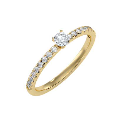 Edition Solitaire Ring In 925 Sterling Silver - Eight