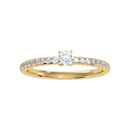 Edition Solitaire Ring In 925 Sterling Silver - Nine