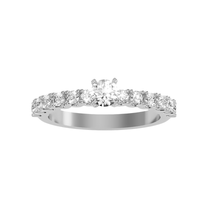 Effective Solitaire Ring - Three