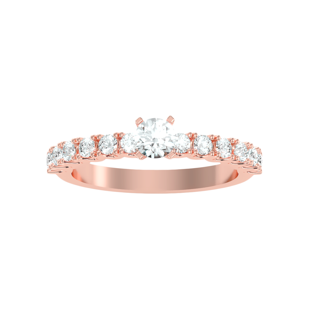Effective Solitaire Ring - Seven
