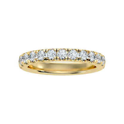 Effervescent Half Eternity Wedding Band - Eleven