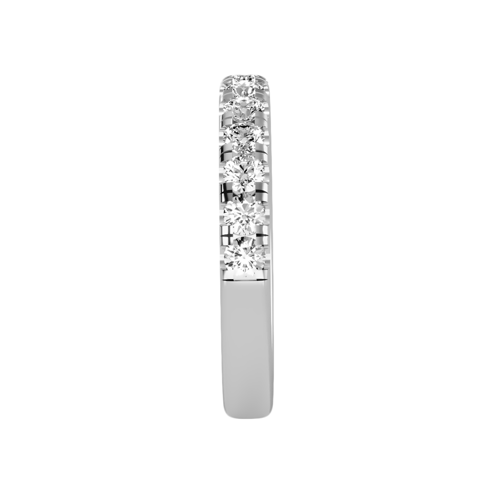Effervescent Half Eternity Wedding Band - Five