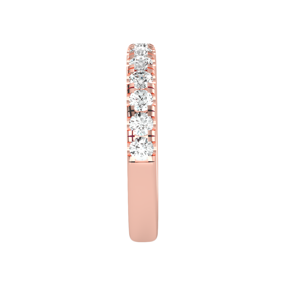 Effervescent Half Eternity Wedding Band - Eight
