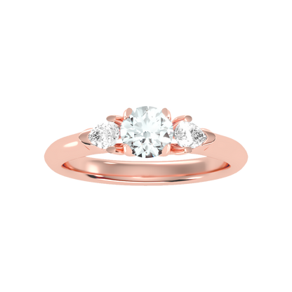 Effer Three Stone Diamond Engagement Ring - Two