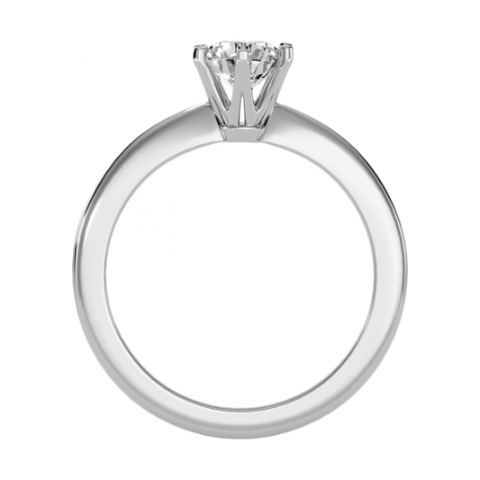 Efficient Solitaire Ring - One