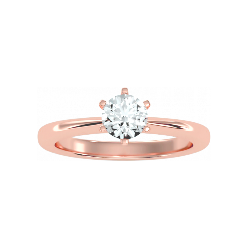 Efficient Solitaire Ring - Twelve
