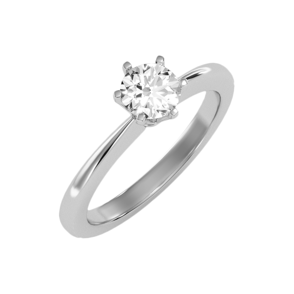 Efficient Solitaire Ring - Two
