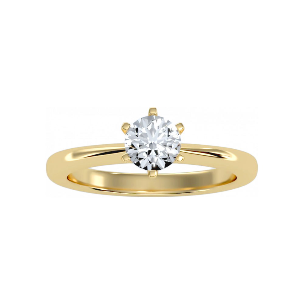 Efficient Solitaire Ring In 925 Sterling Silver - Eight