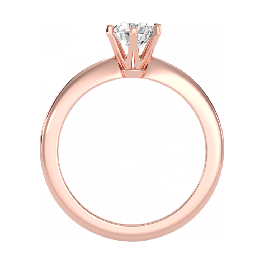 Efficient Solitaire Ring In 925 Sterling Silver - Nine