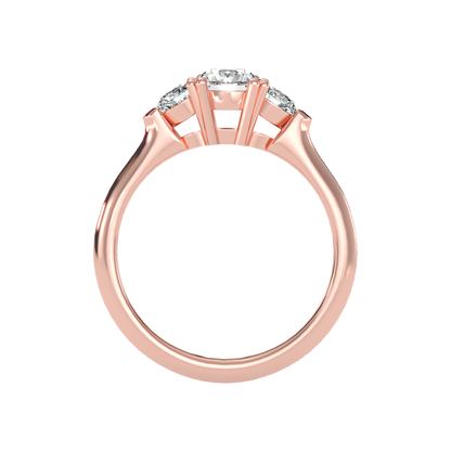 Efflorescence Solitaire Ring In 925 Sterling Silver - Ten