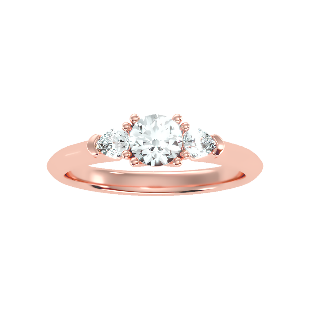 Efflorescence Solitaire Ring - Eleven