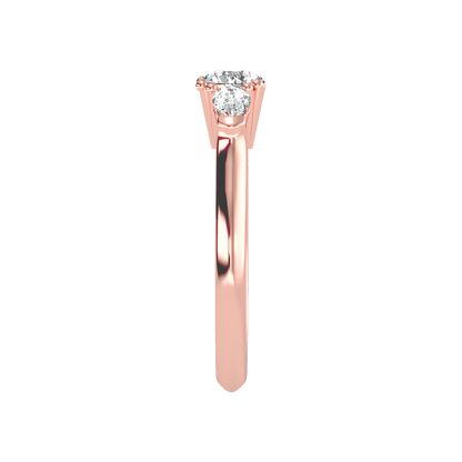 Efflorescence Solitaire Ring - Twelve