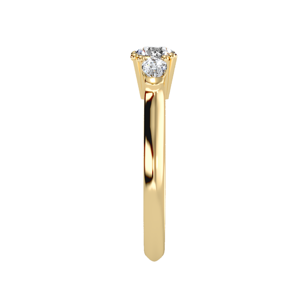 Efflorescence Solitaire Ring - Four