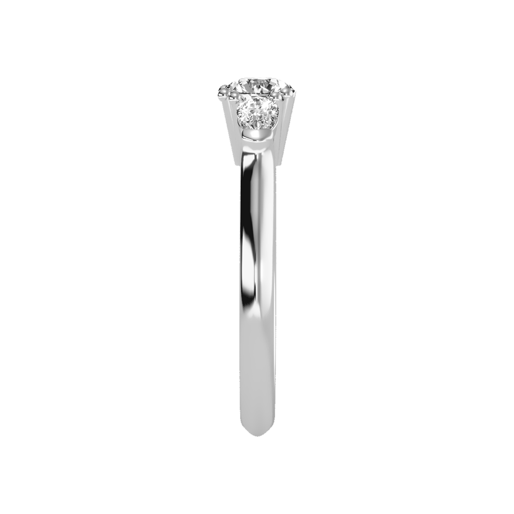 Efflorescence Solitaire Ring - Seven