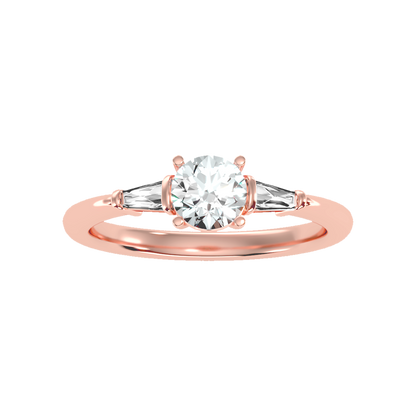 Effulgent Solitaire Ring In 925 Sterling Silver - Eleven