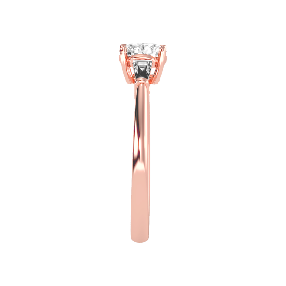 Effulgent Solitaire Ring In 925 Sterling Silver - Twelve