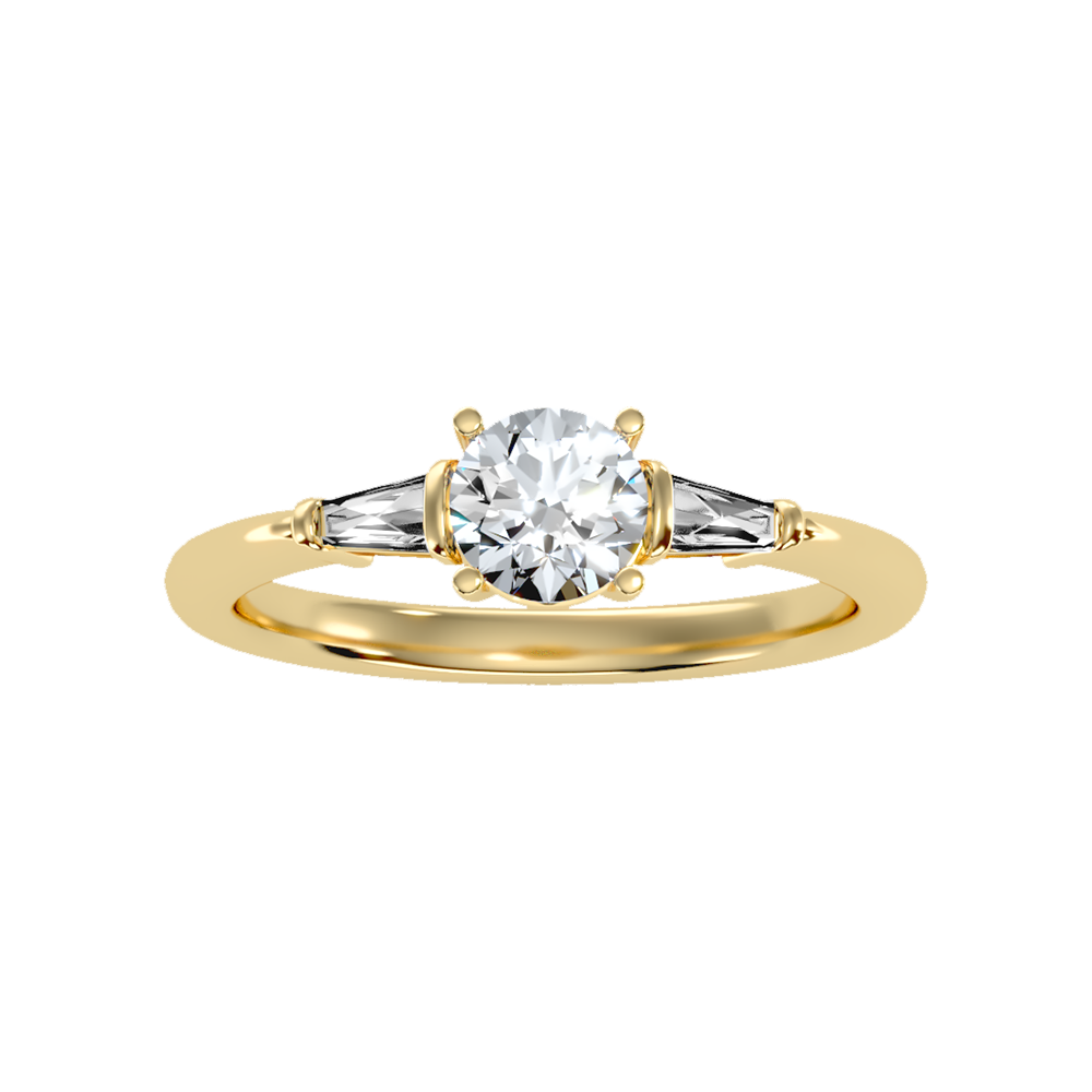 Effulgent Solitaire Ring In 925 Sterling Silver - Two
