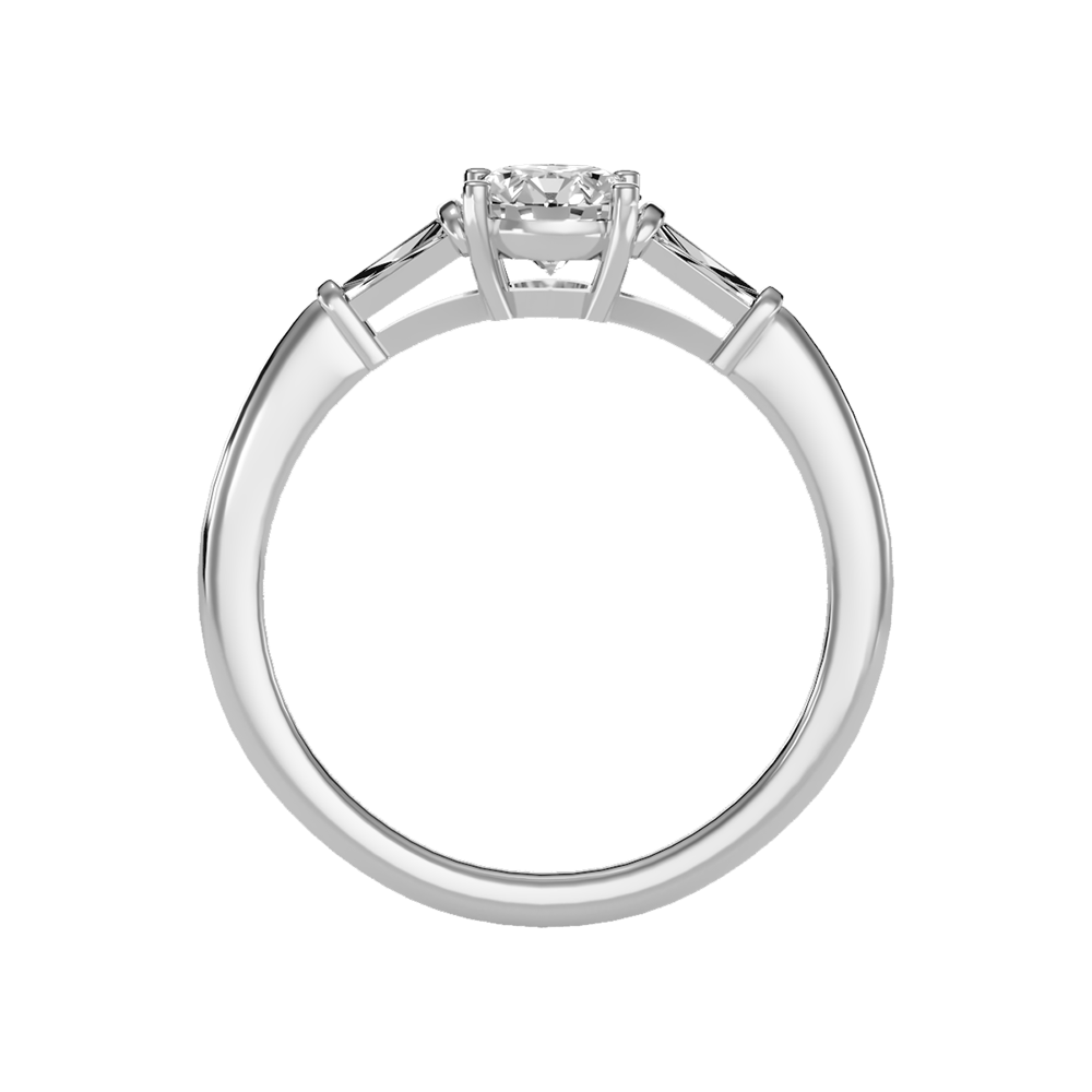 Effulgent Solitaire Ring In 925 Sterling Silver - Eight