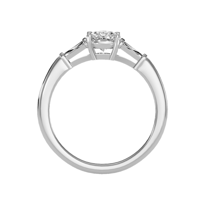 Effulgent Solitaire Ring In 925 Sterling Silver - Eight