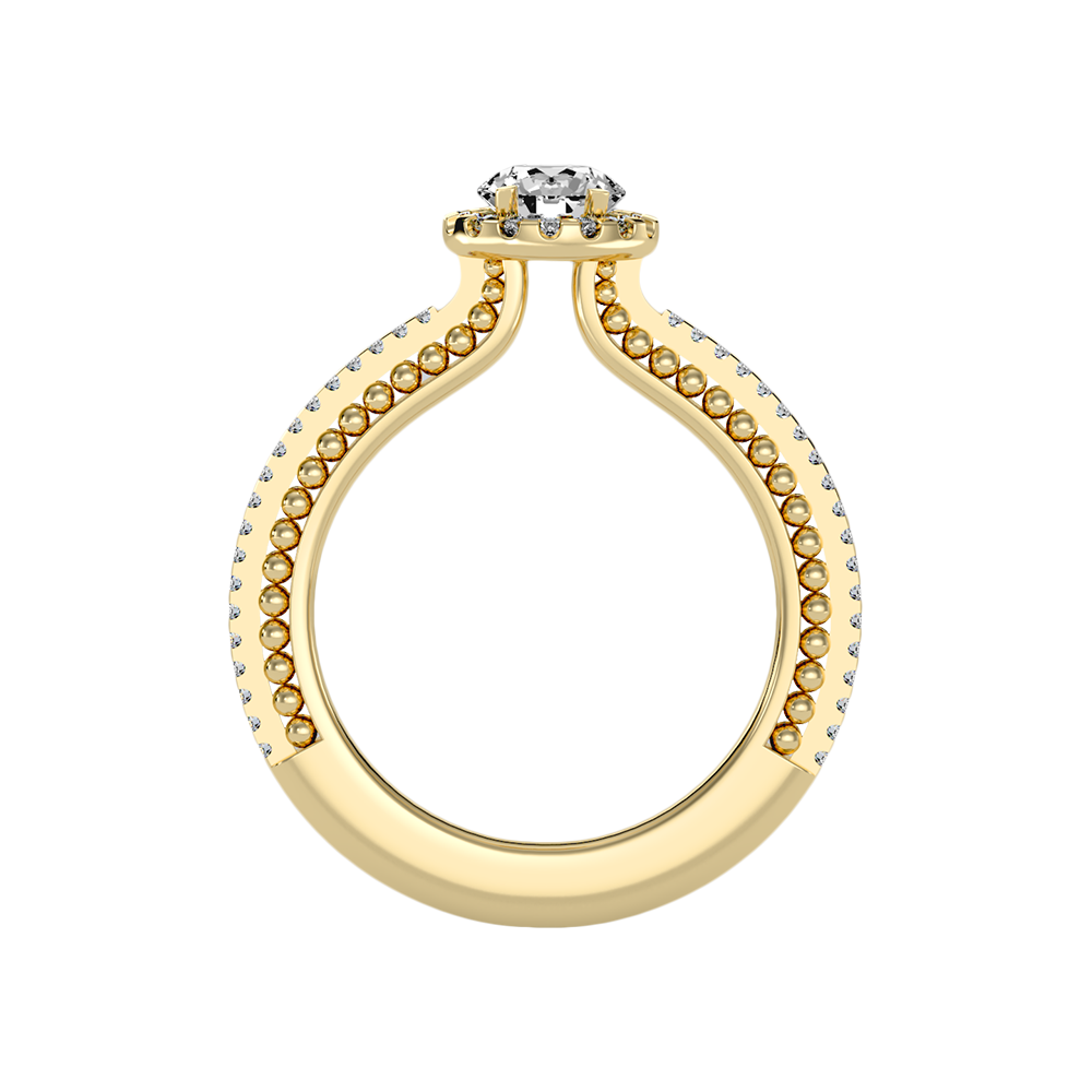 Effusive Halo Diamond Ring - Twelve