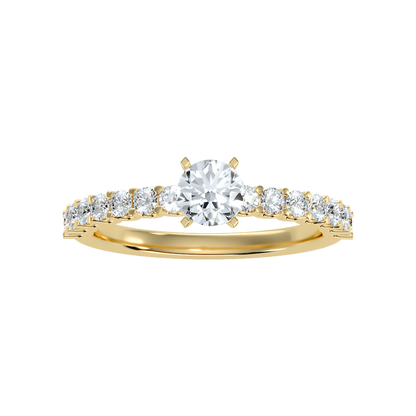 Electric Solitaire Ring - Ten