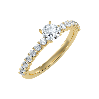 Electric Solitaire Ring - Nine