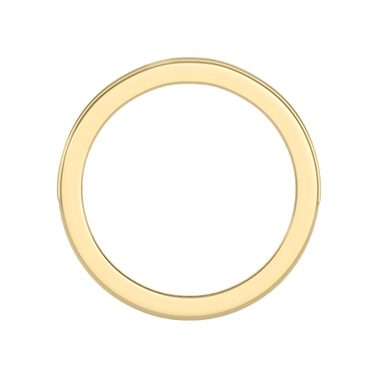 Elegant Half Eternity Wedding Band - Twelve
