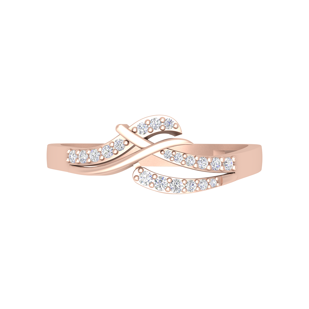 Elegant Hoop Fashion Ring - Two