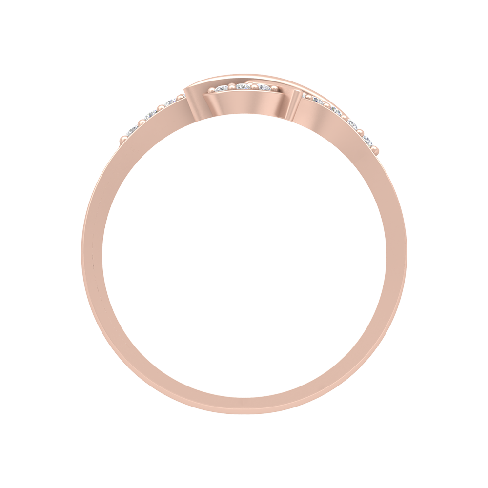 Elegant Hoop Fashion Ring - Four