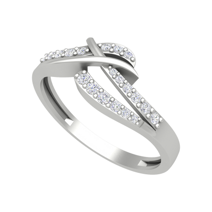 Elegant Hoop Fashion Ring - Five