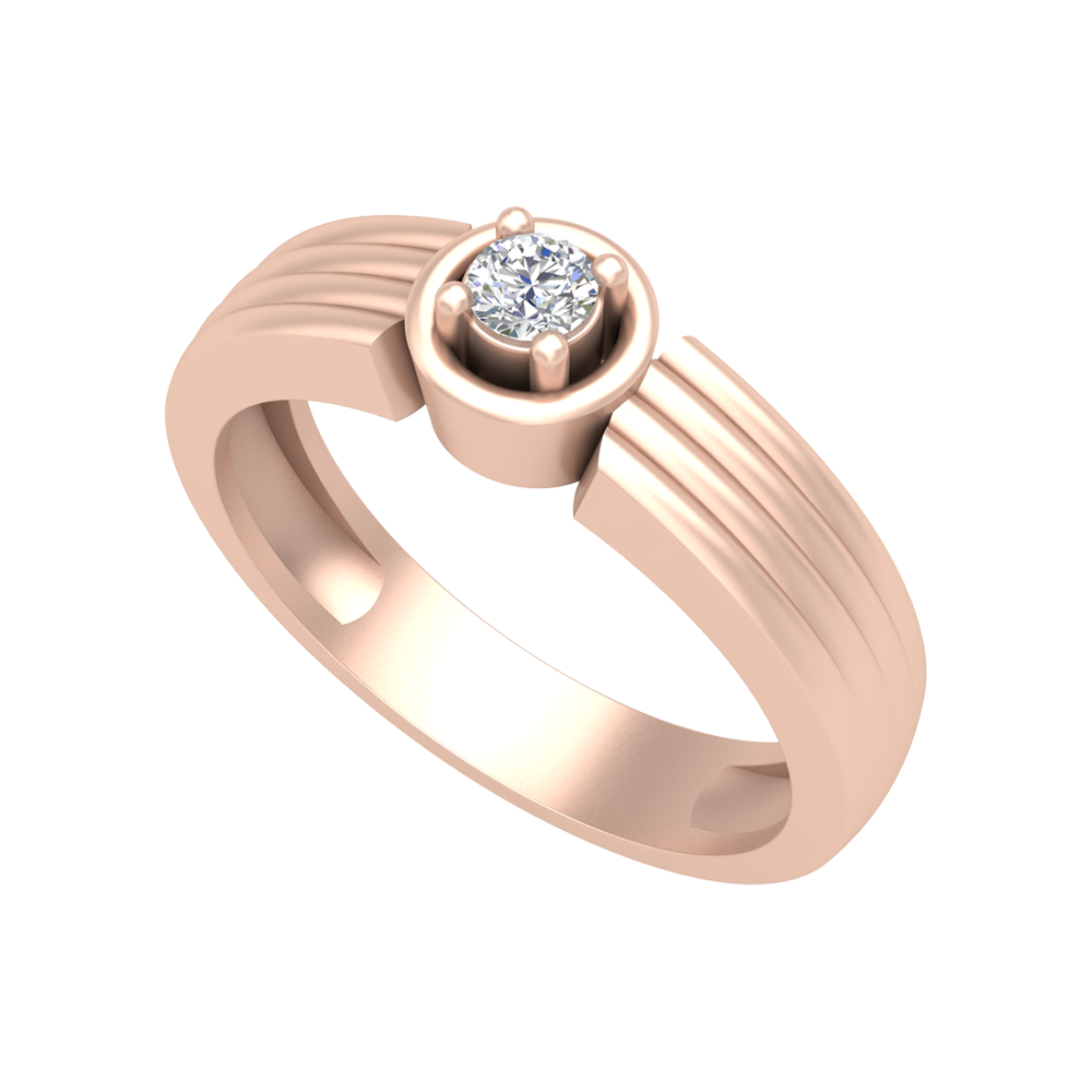 Elegant Ring Single Stone Ring In 925 Sterling Silver - One