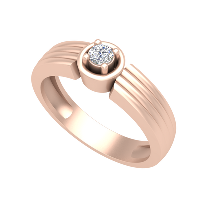 Elegant Ring Single Stone Ring In 925 Sterling Silver - One
