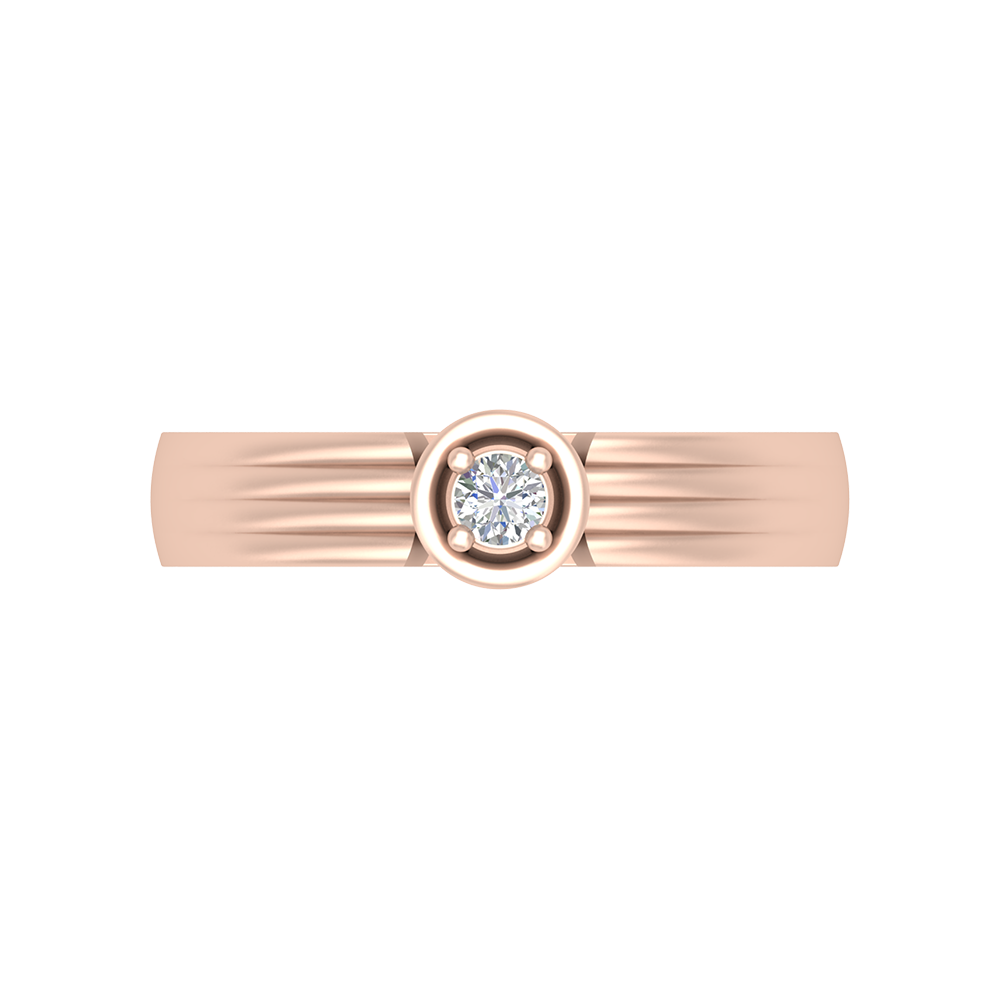 Elegant Ring Single Stone Ring In 925 Sterling Silver - Two