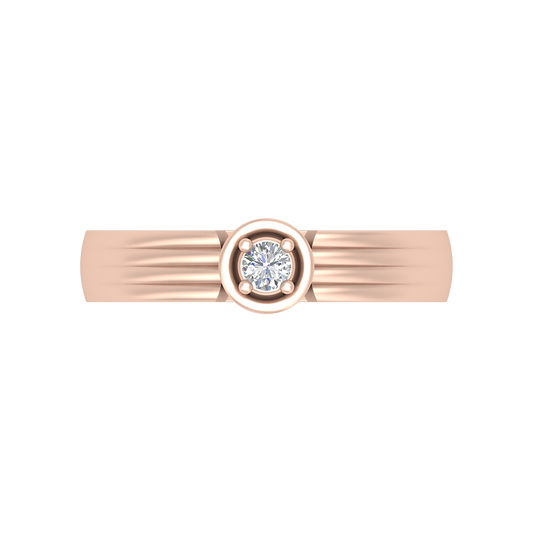 Elegant Ring Single Stone Ring - Two