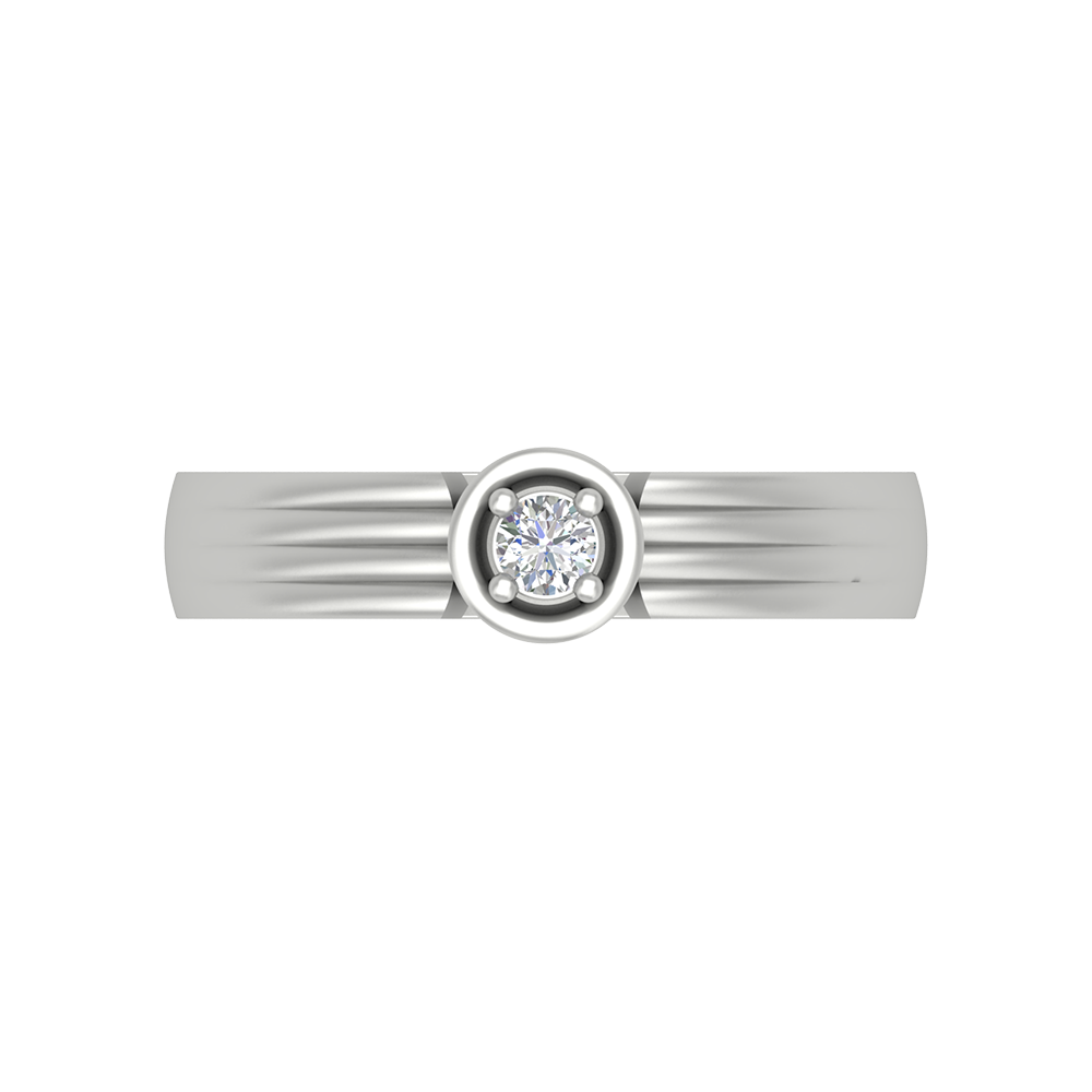 Elegant Ring Single Stone Ring - Six