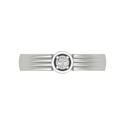 Elegant Ring Single Stone Ring - Six