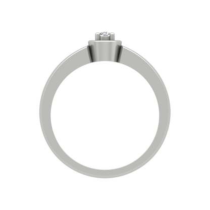 Elegant Ring Single Stone Ring In 925 Sterling Silver - Eight