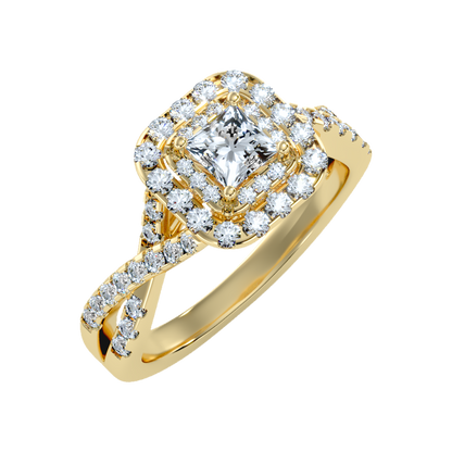 Elegant Solitaire Ring - One