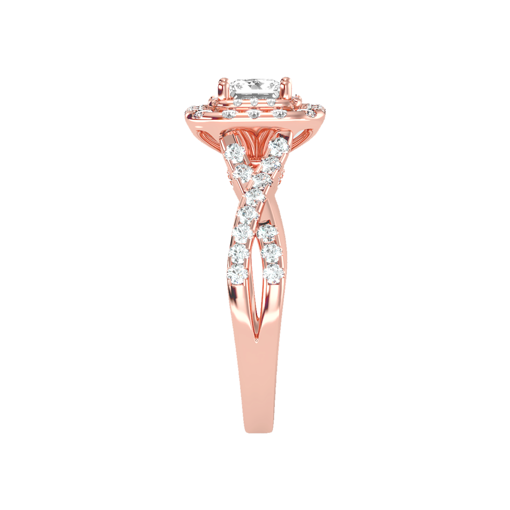 Elegant Solitaire Ring In 925 Sterling Silver - Twelve