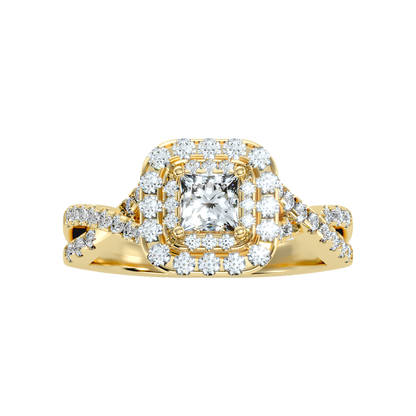 Elegant Solitaire Ring - Three