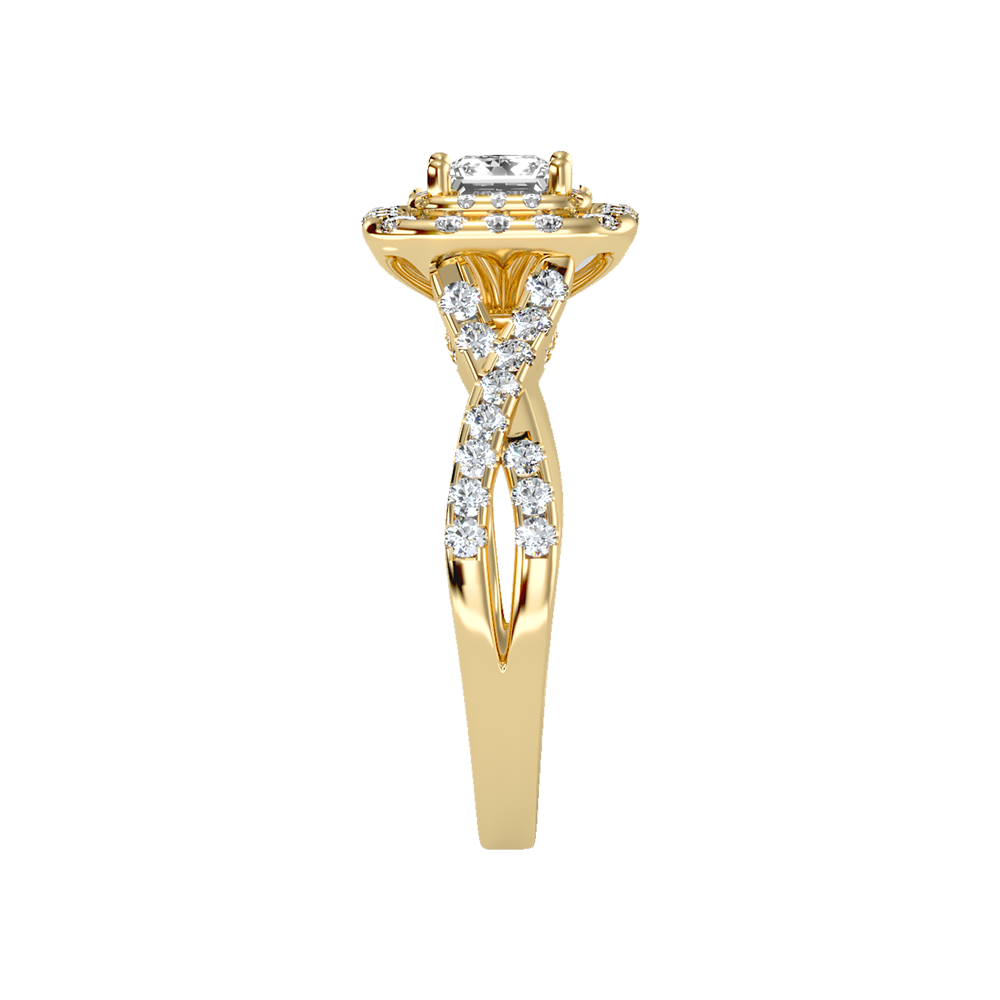 Elegant Solitaire Ring - Four