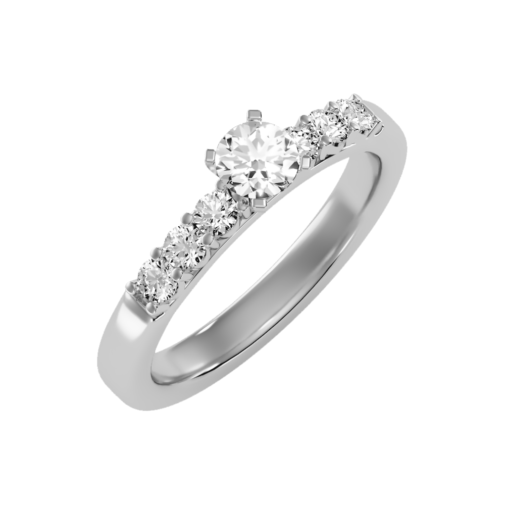 Elevated Solitaire Ring - One