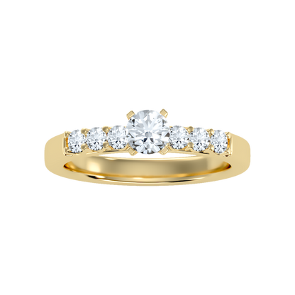 Elevated Solitaire Ring - Ten