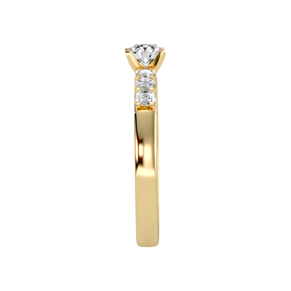 Elevated Solitaire Ring - Eleven